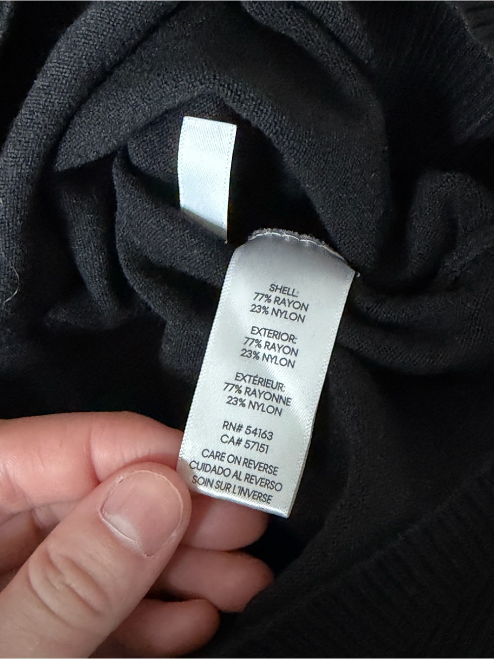 Calvin Klein Classic Black Knit Sweater - Picture 7 of 7